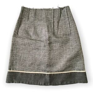 Marni Gray Wool/Silk Blend A line‎ Skirt, Marni